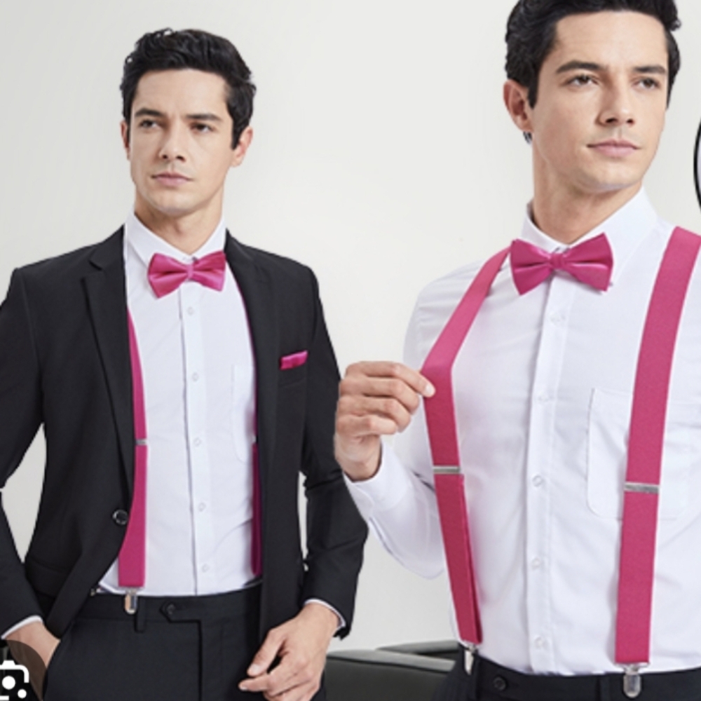 TRILECE | bow tie + suspenders set | 1"  Y-Back